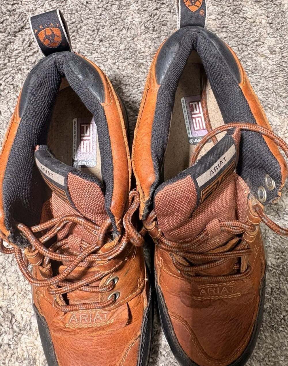 Ariat Terrain Leather Hiking Boot with ATS Technology - Picture 3 of 9